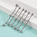 Gaby G23 Titanium Earring 14G Industrial Barbell Crystals Piercing Body Jewelry ASTM F136-for Weddings and Gifts Wholesale