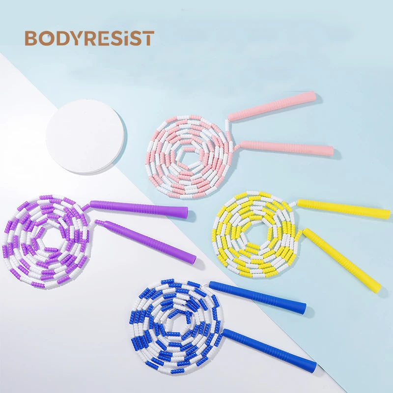 Beaded Jump Ropes Beaded Jump Rope Segmented Beads Skipping Rope
