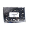 80pcs/Box Dental Orthodontics Molar Bands 35#-41+ Roth 022" for Molar Orthodontic Materials Dental Buccal Tube Band Set