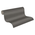 Made in Germany - Wallpaper rolls Solid Plain Colour Black - Non Woven Vinyl - Wallpaper Home Decoration - 1005 x 053 m