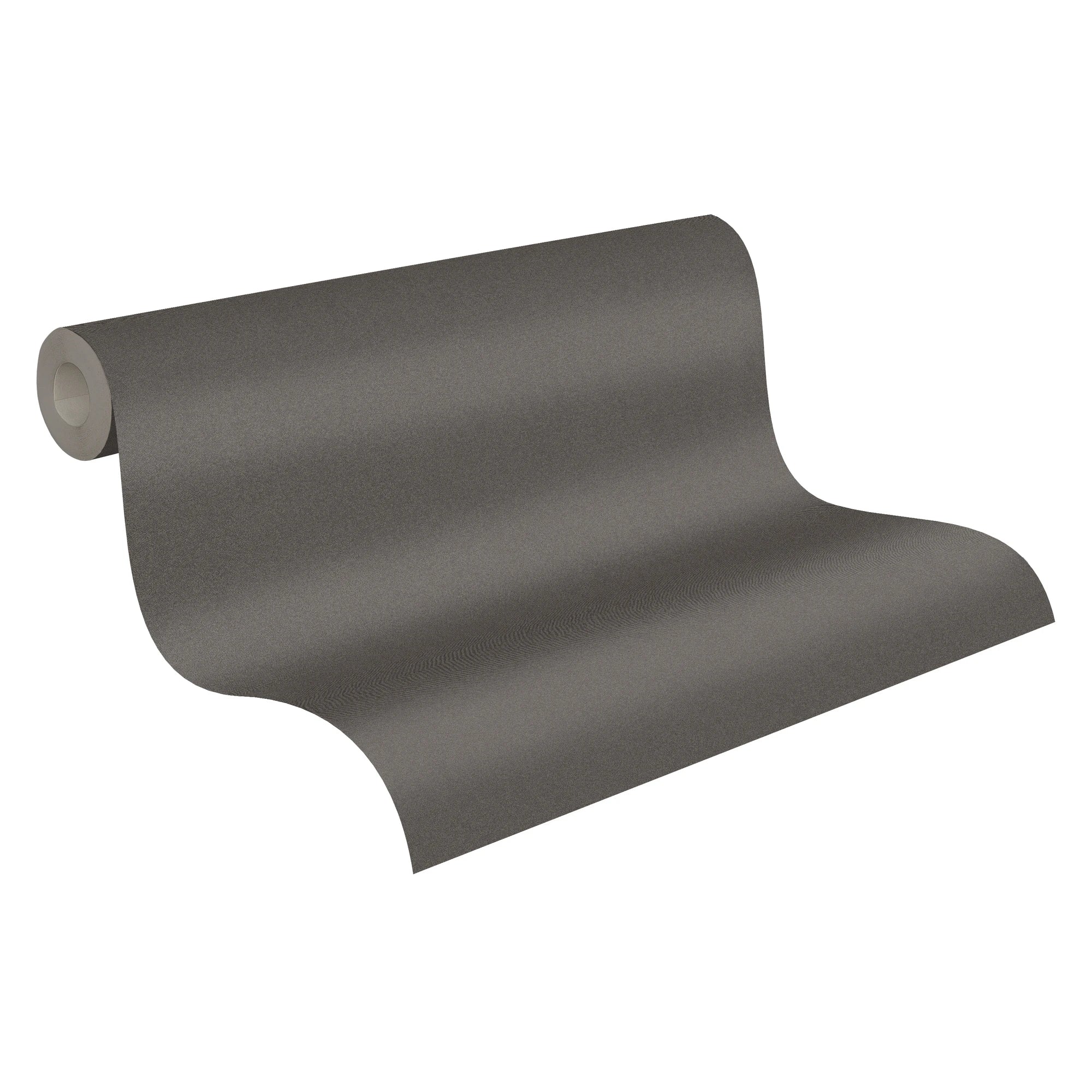 Made in Germany - Wallpaper rolls Solid Plain Colour Black - Non Woven Vinyl - Wallpaper Home Decoration - 1005 x 053 m