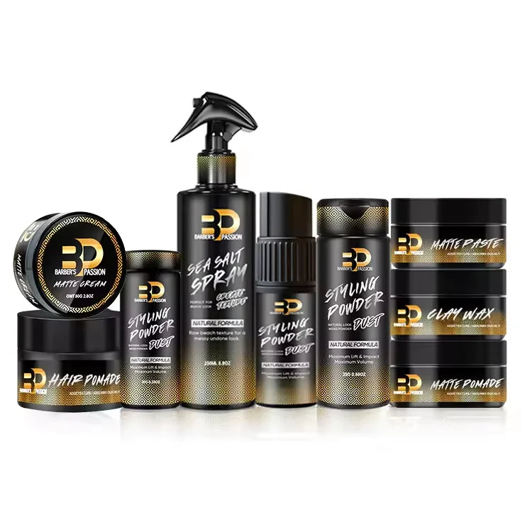 Factory Barber Natural Matte Hairstyle Texture Volume Hair Styling Powder for Mens Easy to Apply