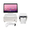 14inch Good Restaurant POS Cash Register Ordering Payment Tablet With Secure StandPrinterMini Cash Drawer
