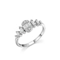 Hot Sale Fashion Zirconia Ring Temperament European and American Style Popular Custom Fine Jewelry Rings