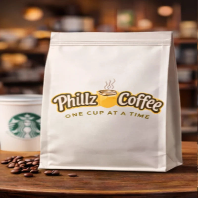AT PACK USA in Stock 10Pcs/Pack 8oz/12oz/16oz Custom Coffee Bean Bags with Degassing Valve MOPP/VMPET/PE Material Free Samples