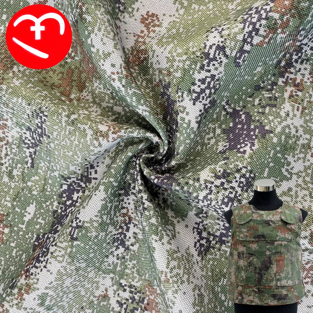 New Jungle Starry Sky Digital Camouflage Waterproof PU Coated Fabric 1000D Polyester Oxford Fabric for Tent Chair Cover Cloth
