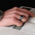 Wholesale Azuris VALKH1171 925 Sterling Silver Ottoman Style Men's Ring with Naturel Stone Agate Handmade Turkey