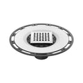 Dropshipping Available US Standard 4x4 Inch Square Floor Drain 304 Stainless Steel with Plastic Base