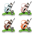Desktop Golf Bag Pen Holder with Golf Pens Clock Set of Golf Souvenir Event Souvenir Novelty Gift