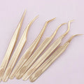 Print Logo Fiber Tip Eyelash Tweezers 45 75 90 Degree Nano Grip Tweezers Custom Private Label Lash Extension Tweezers