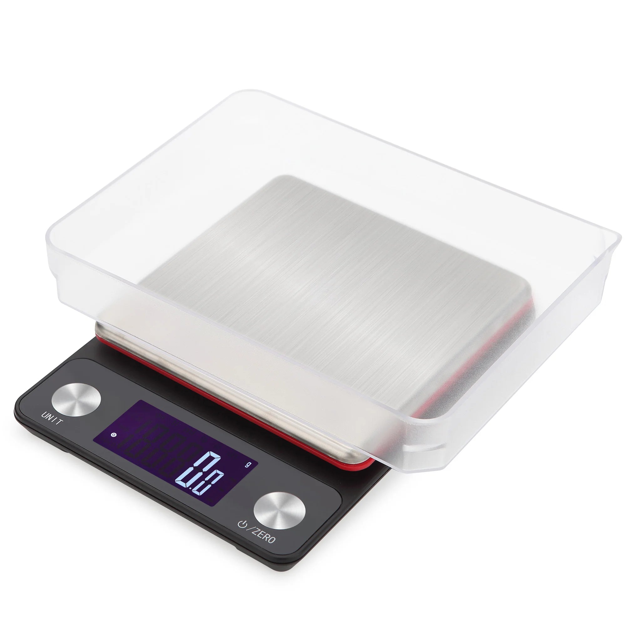 304 Stainless Steel Battery Powered Digital Kitchen Scale 5kg*0.1g 10kg/1g Measuring Household Baking Gram Scale