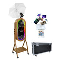Wedding Party Supply Beauty Wooden Grain LCD Touch Screen Photobooth Kiosk DSLR Camera Selfie Mirror Photo Booth Machine Free