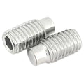 JSCREW M3 M4 M5 M6 M8 Assembled Hex Socket Ball Point Grub Spring Plunger Threaded ASME B18.3 Plain 304 Stainless Steel