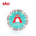 SALI Industrial Grade 10 Teeth Diamond Saw Blade Hot Press Process for Hard Brick Concrete Wall Granite