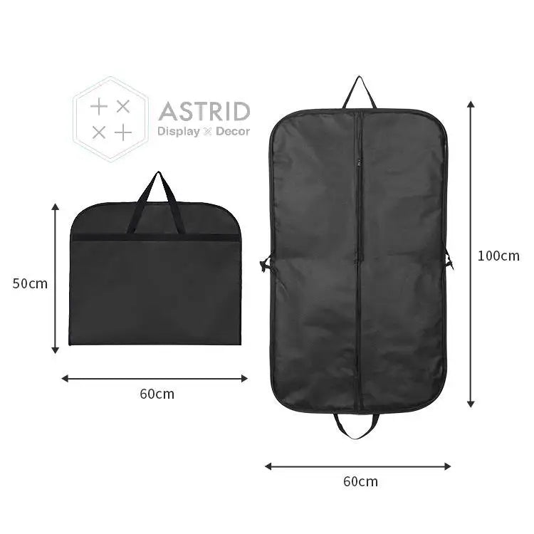 Astrid 60 x 100 CM Black Oxford Fabric Garment Clothes Custom logo Clothing Suit Bags for Men Women Fashion Store