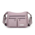 Customized New Nylon Women's Single-Shoulder Crossbody Bag Leisure Multi-compartment Mom's Travel Bag Lightweight Fabric Bag