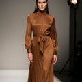 YXD063 Eid Long Shirt Style Basic Satin Soft Luxurious Modest Fashion Customizable High-end Factory Price Wholesale
