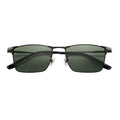 Retro Men square Titanium Polarized Glasses for Men Women Lunette Soleil