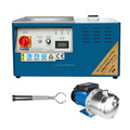 1500â„ƒ Mini Induction Melting Furnace 2kg Gold Silver Aluminum Copper Water Cooling System with Pump 220V 6KW Jewelry Casting