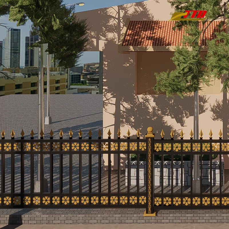 Durable Steel Fencing for Residential Commercial & Farming Use Custom Metal Fences Built for Strength and Longevity