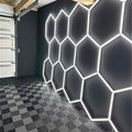 Best Seller 6500K Aluminum Hanging LED Light Fast Delivery for Shop & Workshop Decoration Honeycomb Design with Remote Control