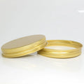 70-400 Aluminium Candle Jars Lid Metal Candle Lid Golden Premium Luxury Covers Shiny Gold for Candle Making