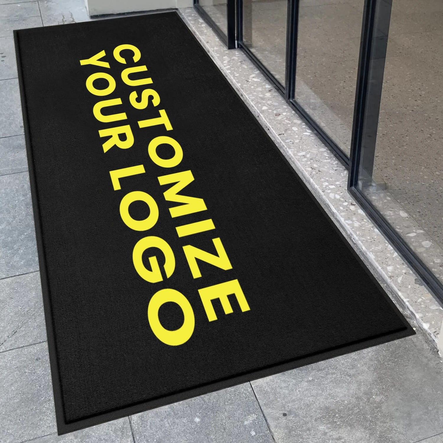 Custom Printed Logo Floor Mat Good Quality Rubber Entrance Mat