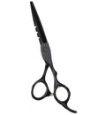 Professional Hair Cutting Scissors Black Scissors 0.91"x0.67" Stainless Steel for Hair Cutting