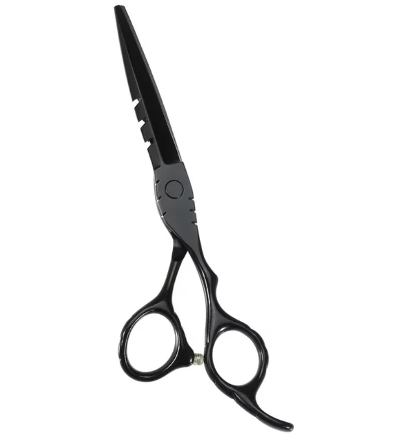 Professional Hair Cutting Scissors Black Scissors 0.91"x0.67" Stainless Steel for Hair Cutting