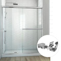 Customized Aluminum Alloy Shower Room Partition U-shaped Shower Room Household Bathroom Glass Hanging Rail Sliding Door