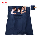 WOQI Sleeping Bag Cotton Camping and Travel Sheet  Sleep Bag and Sack for Camping