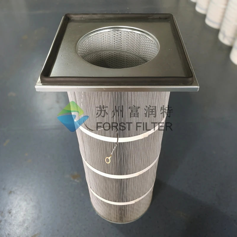 FORST Gas Turbine Air Intake Filter Industrial Dust Collector Polyester An-tistatic Flame Retardant Square Air Filter Cartridge