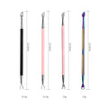 Stainless Steel Nail Pushers Nail Art Tools Cuticle Pusher Nail Cleaning Reusable Professional Private Label