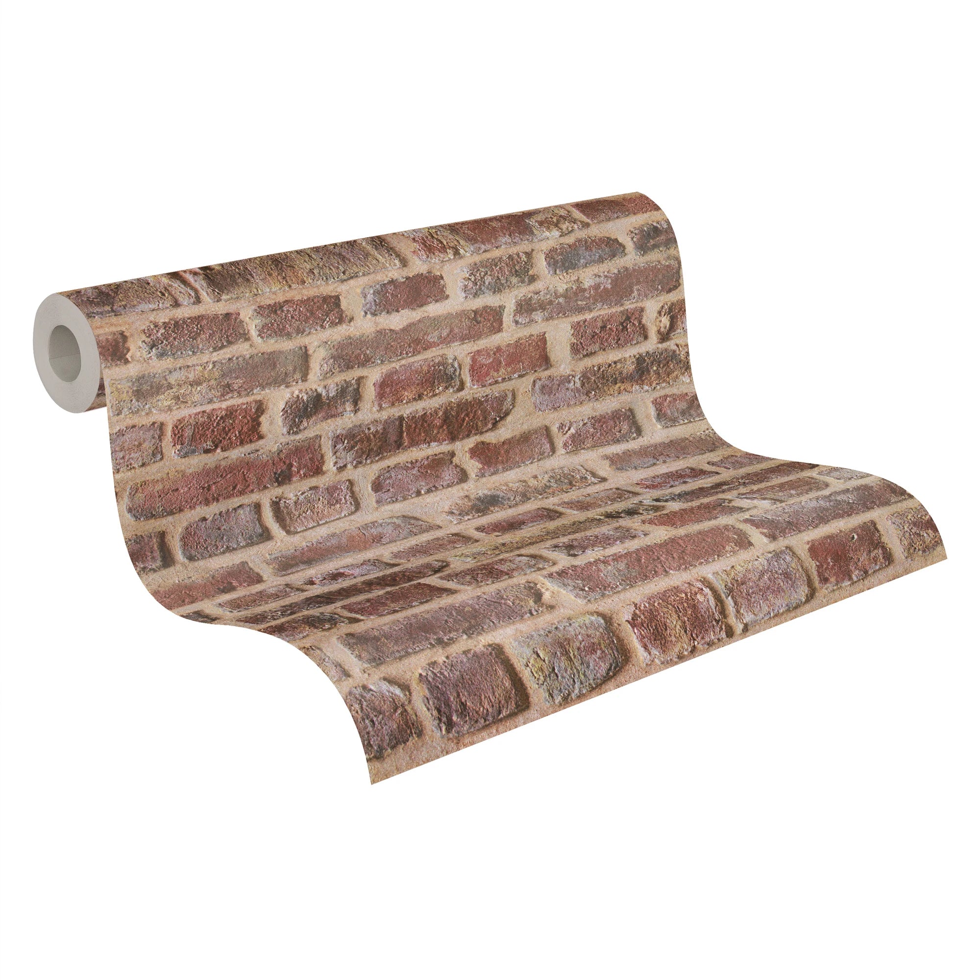 Made Germany Modern Stone Red Brown Beige Wash-Resistant High Light Resistance Wallpaper Rolls for Living Room