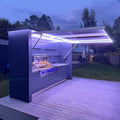 High Quality Integrated Stainless Steel Outdoor BBQ Pergola Grill Room Modern Premium Design Waterproof Windproof for Gatherings