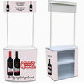 Wholesale Supermarket Trade Show Exhibition Booth Portable Display PP Promotion Counter Table Durable 81x80x39.5cm