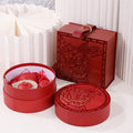 JUXINDA Valentine's Day Exquisite Gift Boxes Wedding and Engagement Festive Gift Boxes Large Capacity Wedding Candy Packaging