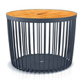 CLUBO 100L garden basket/decorative side table dimensions (mm) 590x590x455 Anthracite color