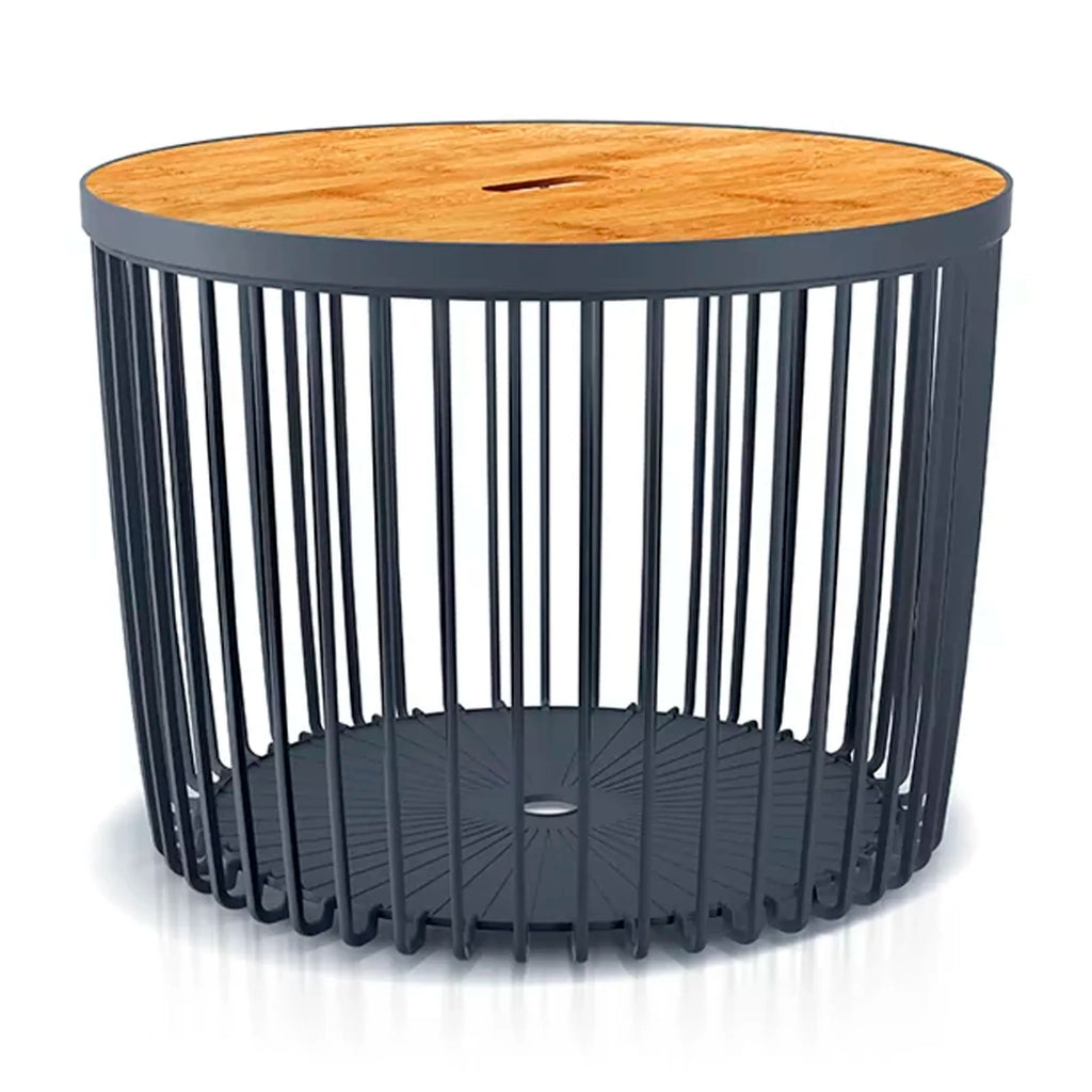 CLUBO 100L garden basket/decorative side table dimensions (mm) 590x590x455 Anthracite color