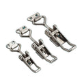 SK3-017 Square Stainless Steel Iron Zinc Plated Customizable Adjustable Toggle Draw Latch Flat Door Installation Chassis Cabinet