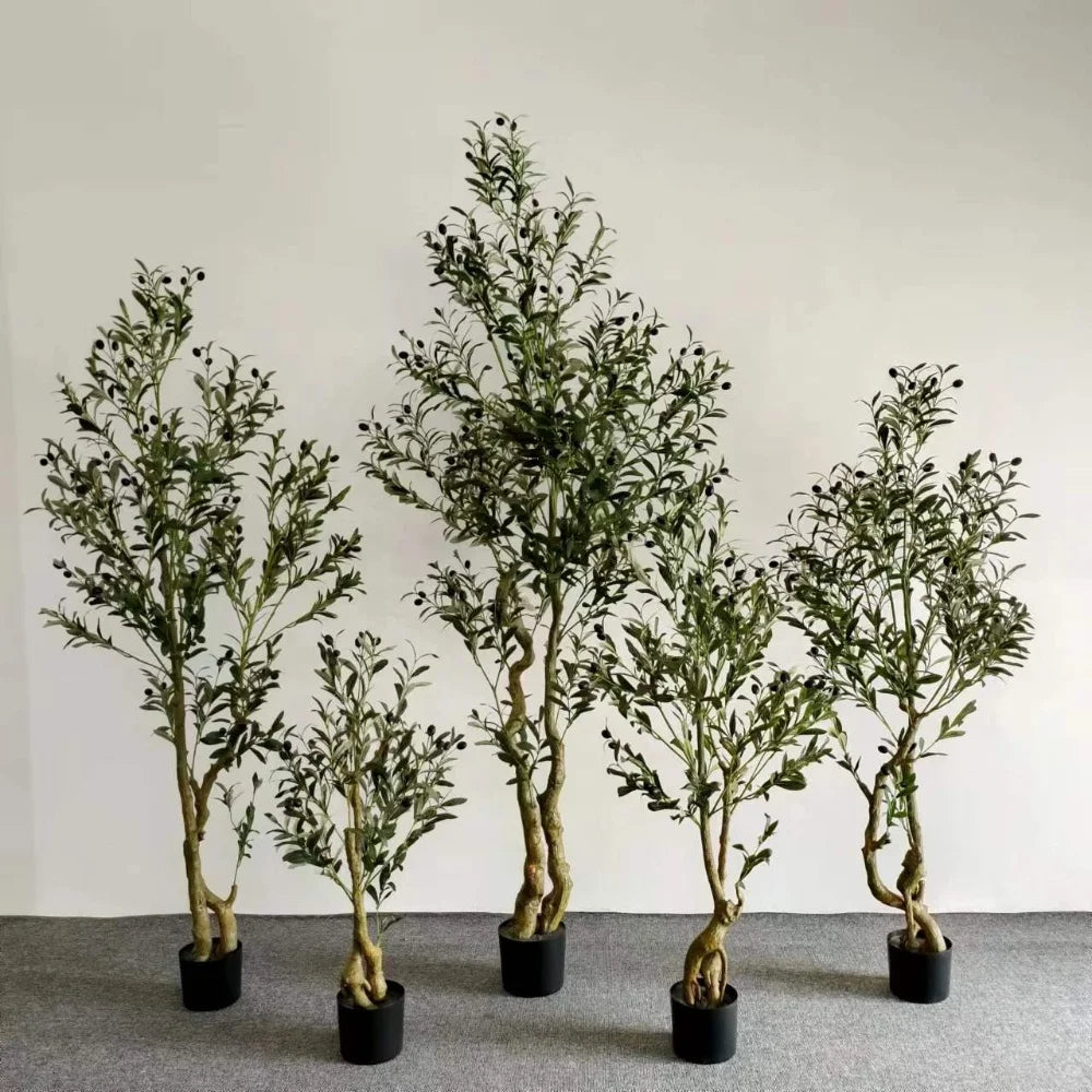 Realistic Artificial Trees for Indoor & Outdoor Decoration | Olive Cherry Blossom Palm