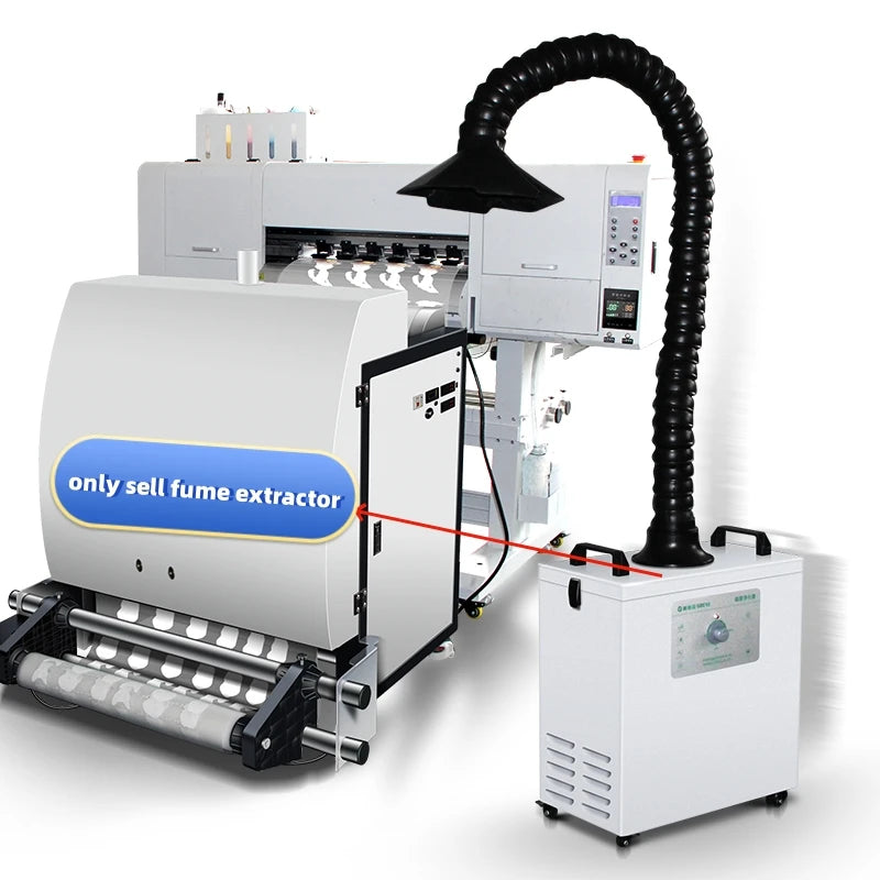 Hot DTF Fume Extractor Smoke Purifier Machine for Absorbing Powder Dust and Purifying Air