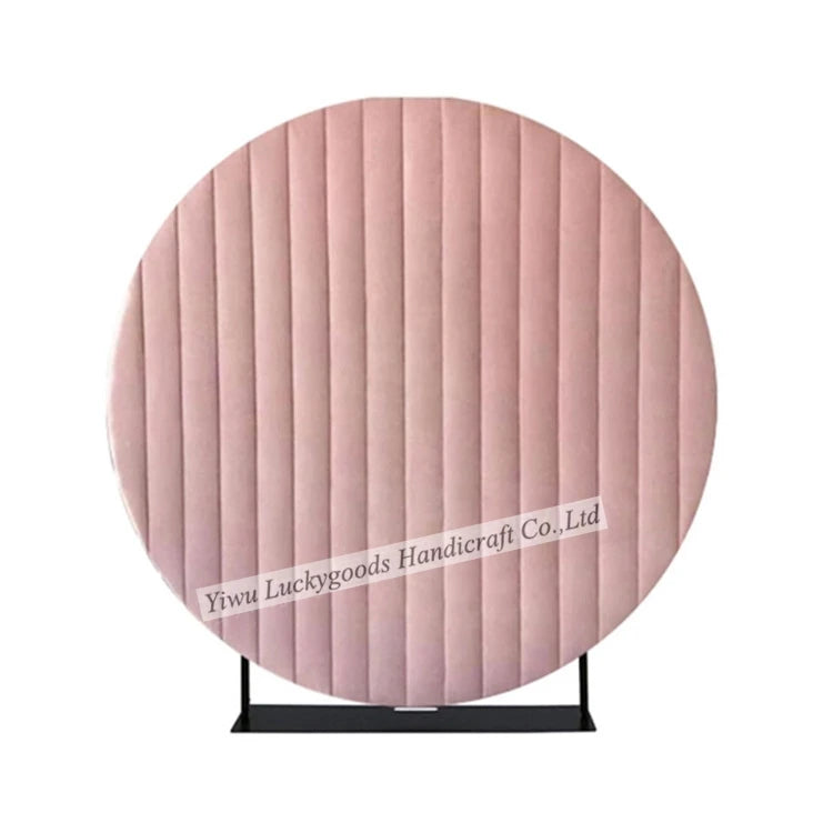 ZJ210629-2 Background Wall Wedding Birthday Luxury Event Round Wedding Decoration Christmas Party Background Frame