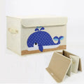 Hot Selling Fabric Foldable Storage Box Animals Patterns Kids Toy Storage Box for Household Organization