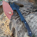 Outdoor Thickened Bone-chopping Camping Blackened Leopard Axe Firewood Splitting and Carpentry Full Tang Axe