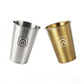 Custom Metal Stainless Steel Tumblers Shatterproof Reusable Wine Cup with Logo for Daily Drinking