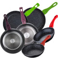 SAN IGNACIO set of 6 frying pans (18/20/22/24/26 cm) Jolie collection in forged aluminum
