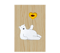 Custom Spring Art Deco Wooden Wall Art for Kids' Room Hand-Painted Wood Handicraft Cute Animal Personalized Decor