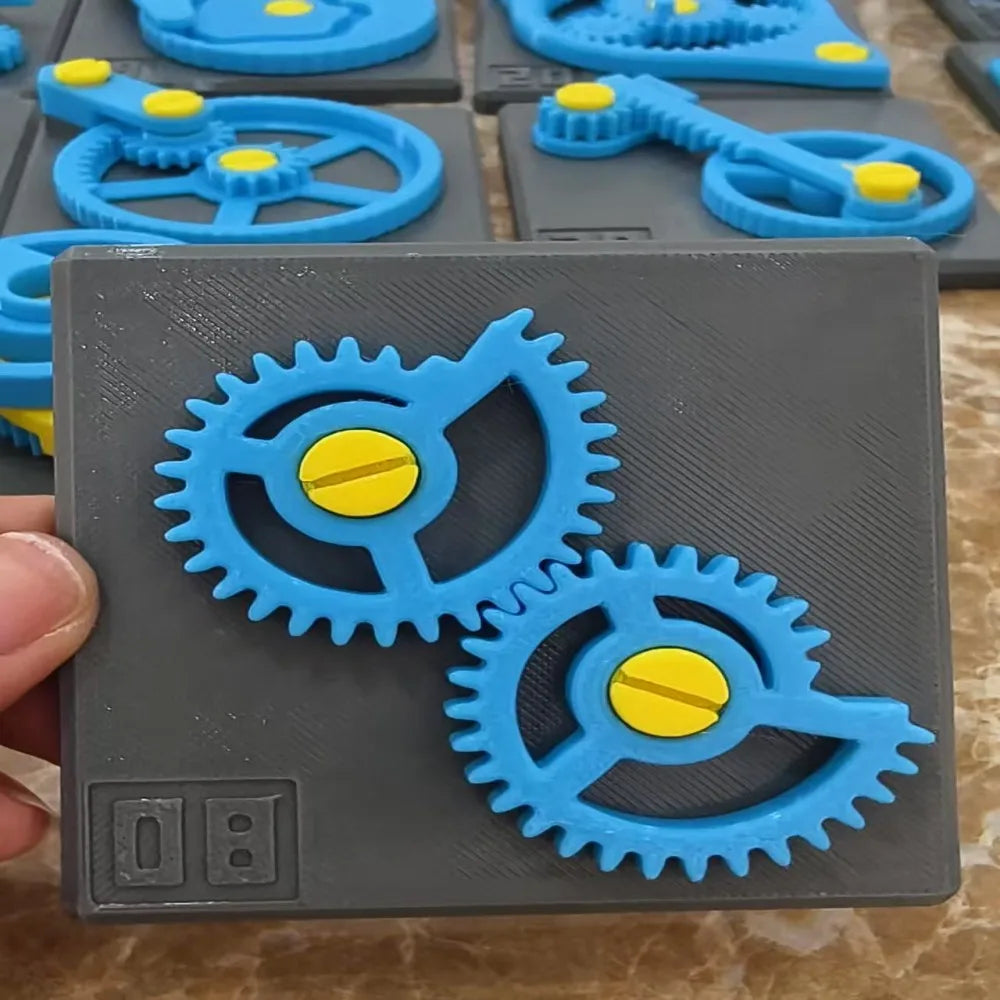 3D Mechanical Structure Gear Creative Model Combination Children's Educational Enlightenment Science Courseware for Education MegaBDM