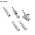 Elekh 6X36mm Grey Color Nylon Material Universal PE Multi-Purpose Plastic Anchor 1500PCS/BAG